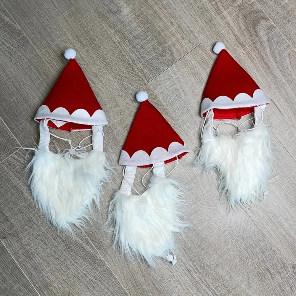 Dog Christmas Santa Clause Costume Accessories Set Of 3